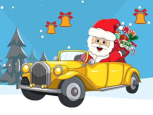 Christmas Cars Jigsaw Image